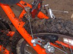 photo of muddied bike